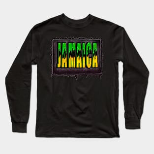 Jamaica colours Jamaican Flag Roots Jamaica Independence Long Sleeve T-Shirt